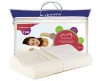 Подушка ортопедическая с эффектом памяти LumF-509 (35х55 см) Валики 12 и 14 см